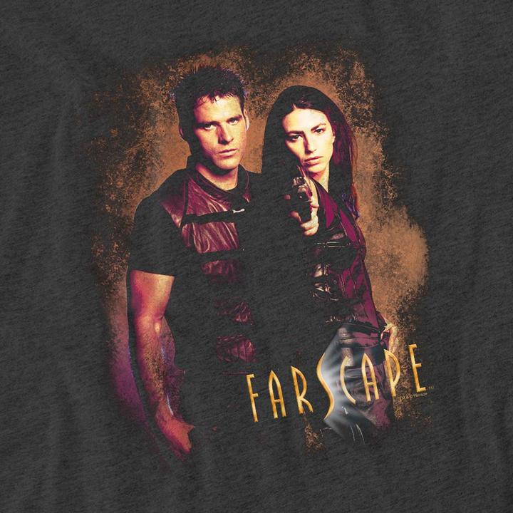 Produktbild Farscape Wanted TShirt meliert (M)