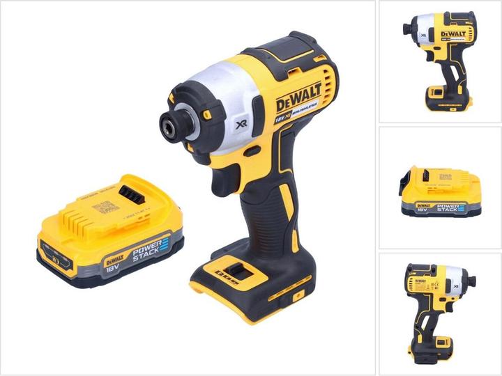 Image du produit DeWalt DCF 887 N Clé à choc 18 V 205 Nm 1/4" Brushless + 1x batterie 1,7 Ah - sans chargeur