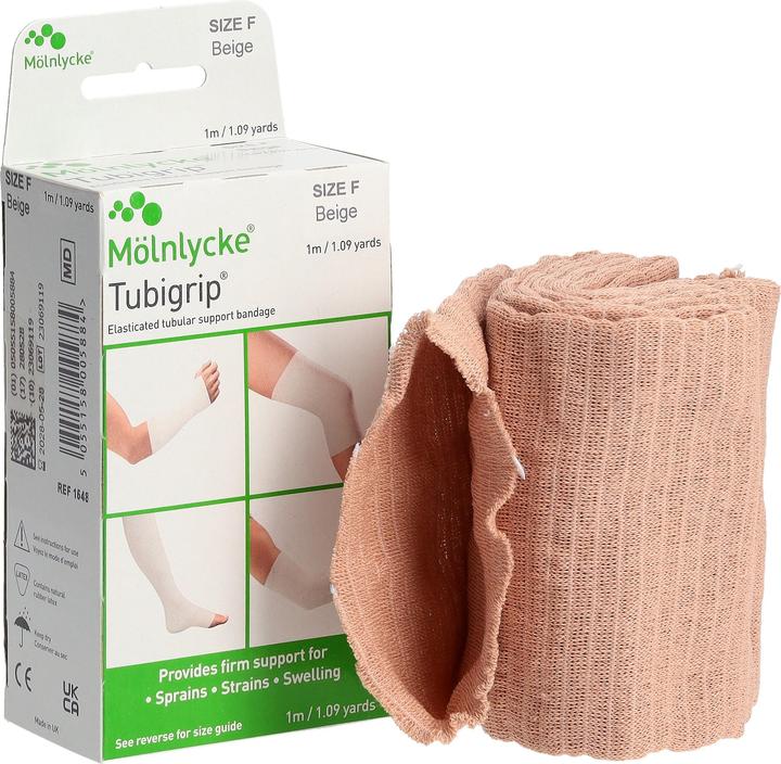 Image du produit Mölnlycke TUBIGRIP bandage tubulaire beige taille F, 1 m x 10 cm