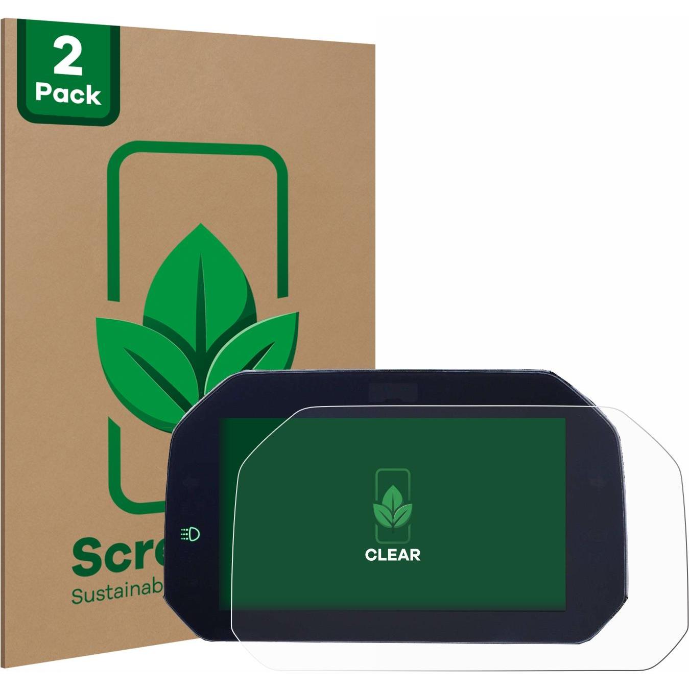 ScreenLeaf, Fahrzeug Navigation Zubehör, Schutzfolie nachhaltiger Displayschutz Displayschutzfolie Folie Klar Transparen...