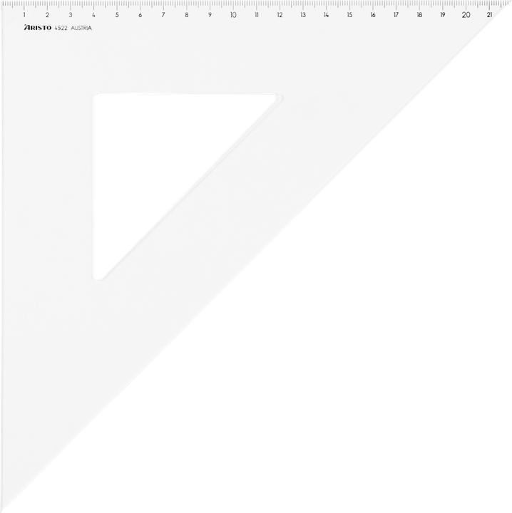 Valeurs nutritives et ingrédients Aristo Triangle plastique 45 (31.10 cm)