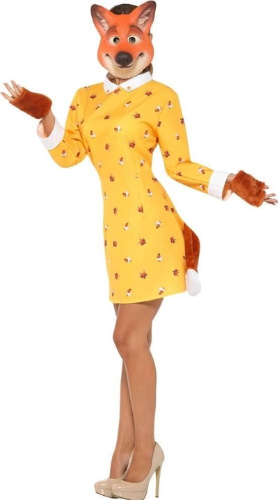 Actual product image Smiffys Womens/Ladies Fox Costume Set (XS)