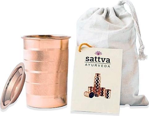 Produktbild Sattva Ayurveda kubek miedziany z pokrywką 350ml (0.35 l)