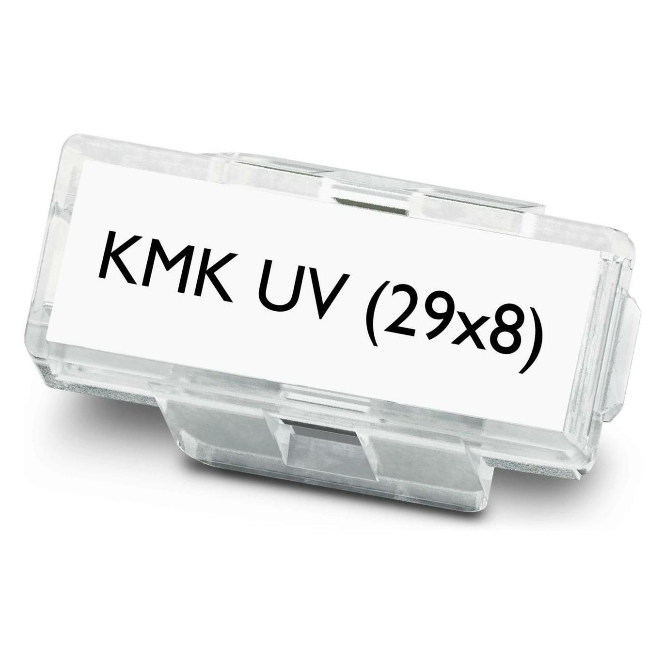 Phoenix Contact, Kabelbinder, 1014107 KMK UV (29X8) Kennzeichnungsträger Montage-Art: Kabelbinder Transparent 100 St. (29 mm, 100 Stk.)