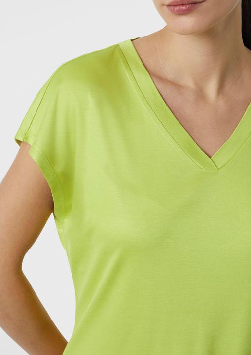 Produktbild Comma T-Shirt Shirt aus Viskose mit V-Ausschnitt (42)