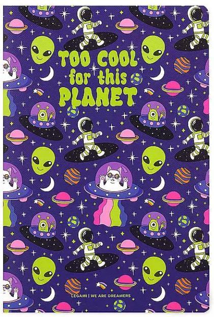 Legami Liniertes Heft 14x21 - Space (A5)