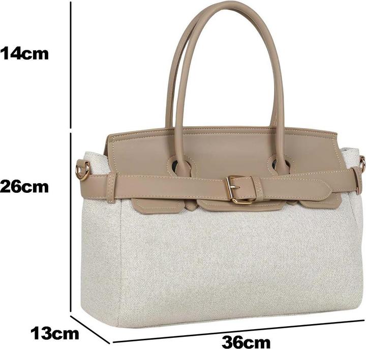 Immagine prodotto Gallantry Damen Mini Handtasche Ecru Canvas