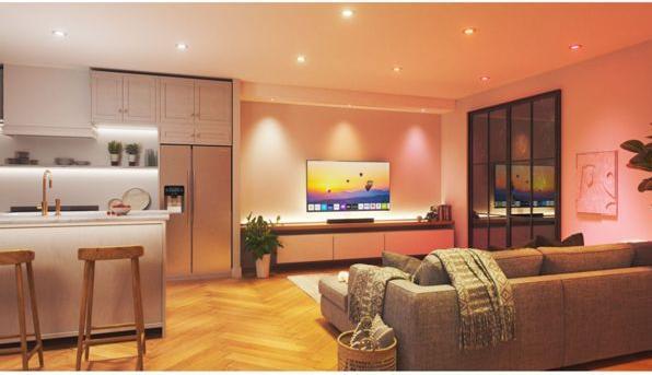 Produktbild Nanoleaf Essentials Matter Smart WiFi Einbauleuchte 4 Stk. (550 lm)