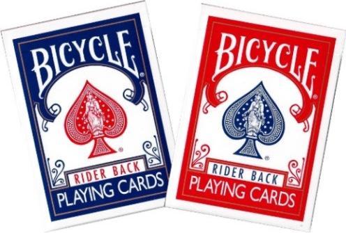 Image du produit Megagic Cartes Bicycle rouges ou bleues (Allemand, Anglais)