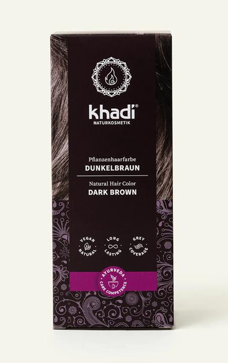 Image du produit Khadi Coloration végétale des cheveux (Brun foncé)