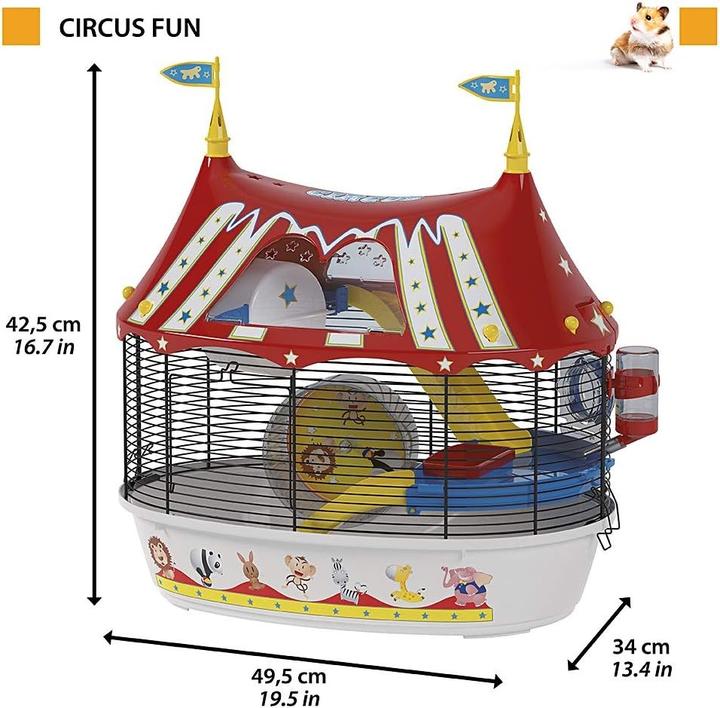 Produktbild Ferplast Käfig Circus 49,5 x 34 x 42,5 cm