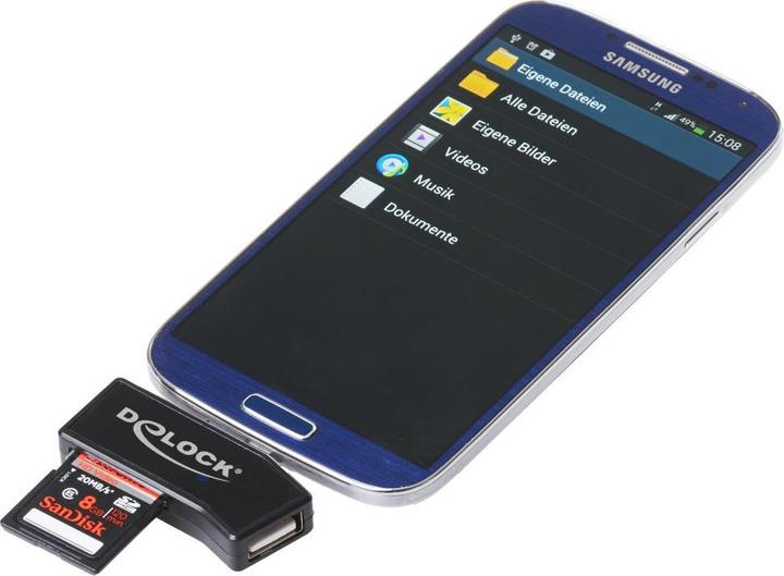 Image du produit Delock 91730 Lecteur de carte OTG Micro USB (Micro USB)