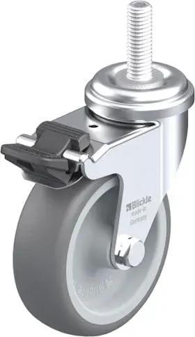 Blickle 307124 LRA-TPA 75G-FI-GS10 Lenkrolle mit Feststeller Rad-Durchmesser: 75