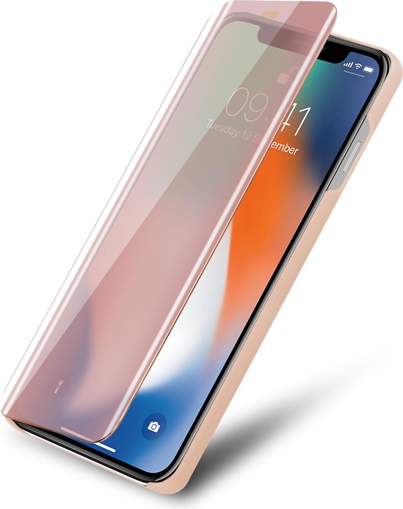 Immagine prodotto Cadorabo Copertina per specchietto retrovisore Smart View a libro (Apple iPhone X)