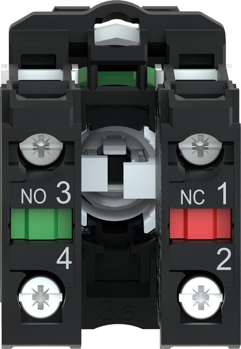 Produktbild Schneider Electric Selector switch 2P Blck Stay Put 1NO/1NC