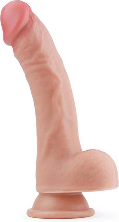 Actual product image Lovetoy Dual Layered Silicone Dildo 8.0"