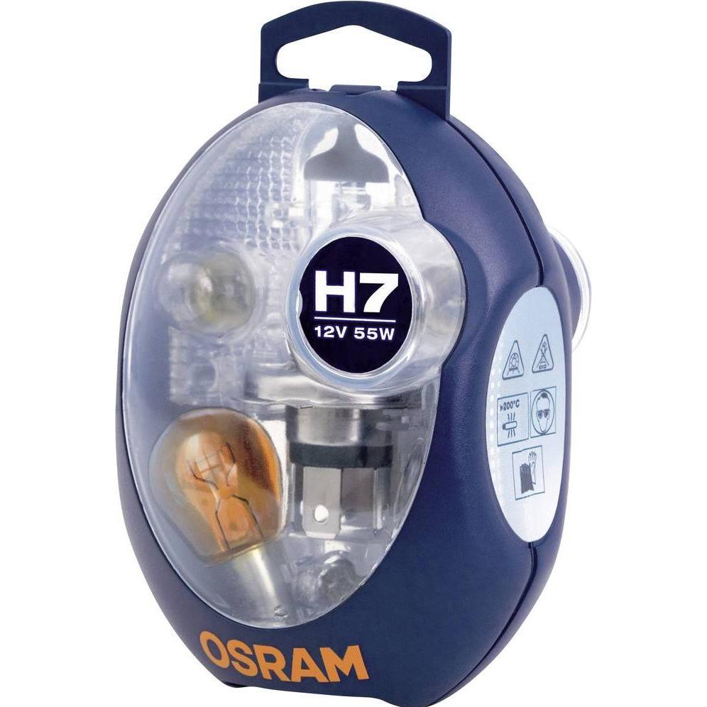 Osram, Illuminazione auto, Scatola lampada di ricambio + gilet di sicurezza EN 471 (H7)