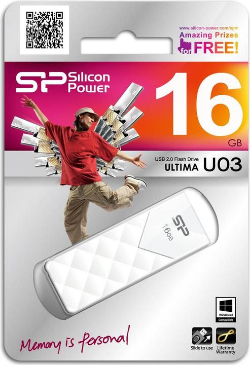 Image du produit Silicon Power Ultima U03 (16 Go, USB-A)