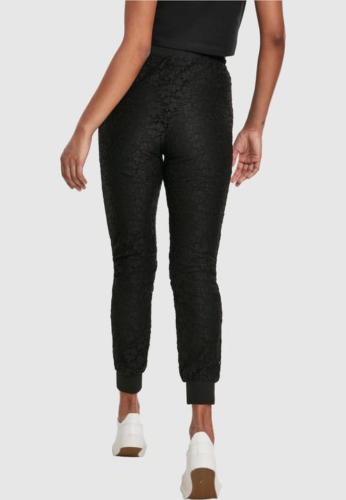 Actual product image Urban Classics Ladies Lace Jersey Jog Pants (L)