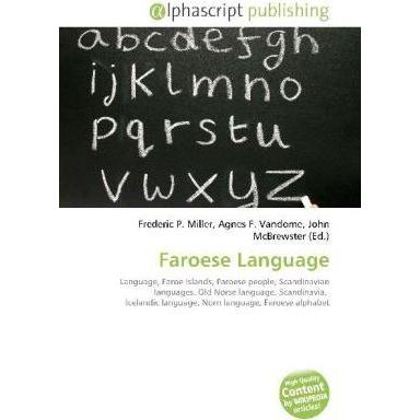 Faroese Language, Fachbücher von Agnes F. Vandome, Frederic P. Miller, John McBrewster