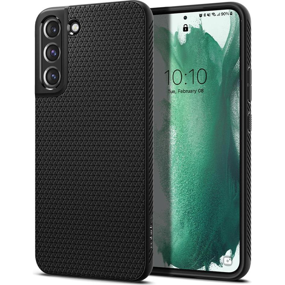 Spigen Liquid Air (Samsung Galaxy S22+), Smartphone Hülle, Schwarz