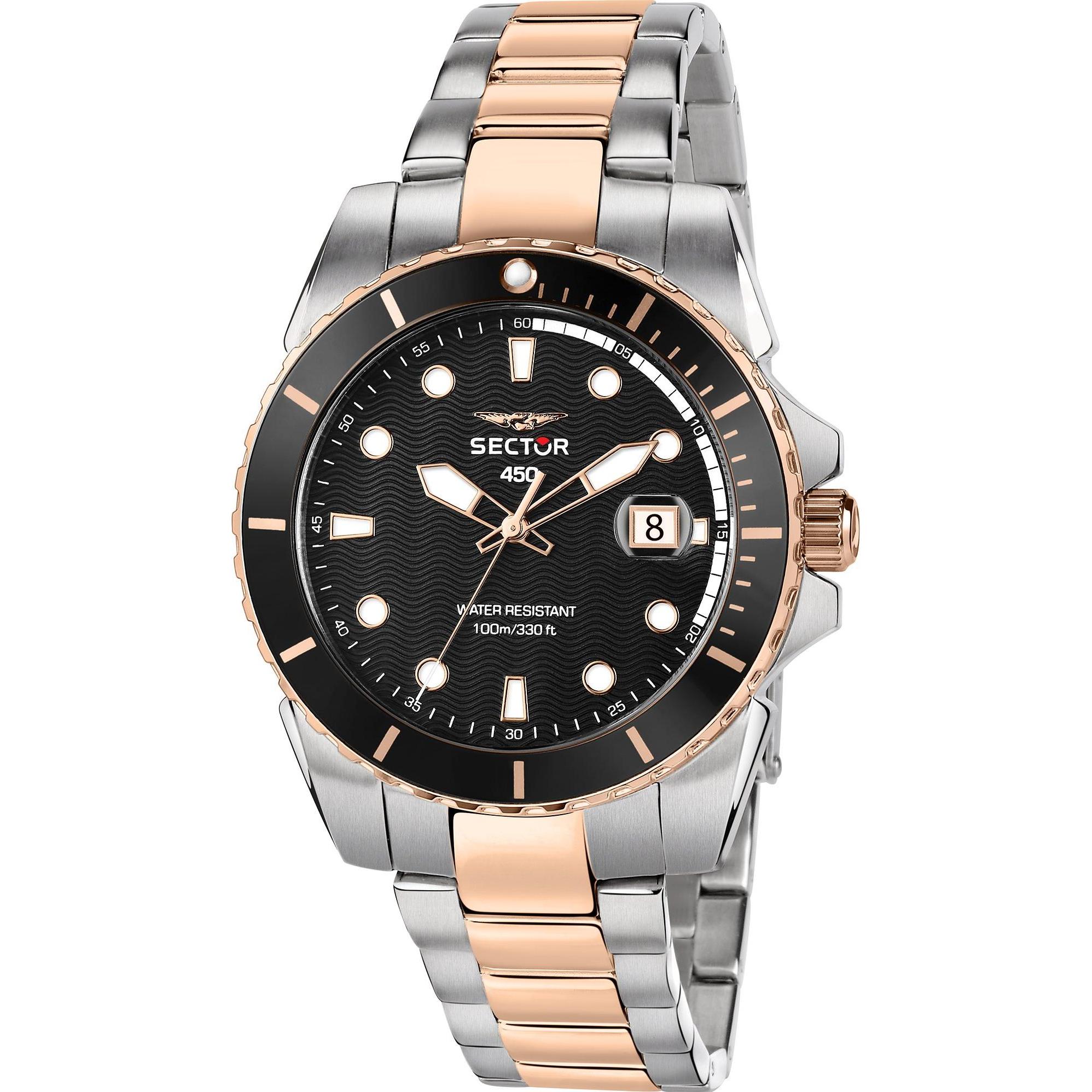 Sector, Armbanduhr, Armbanduhr R3253276002, Rosa, Silber, (Sportuhr, 41 mm)
