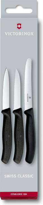 Produktbild Victorinox Swiss Classic Gemüsemesser-Set 3-teilig mit Klingenschutz (8 cm)