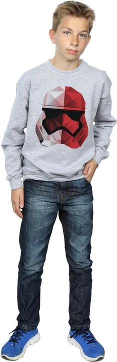 Produktbild Star Wars The Last Jedi Stormtrooper Red Cubist Helmet Sweatshirt Jungen (152, 158)