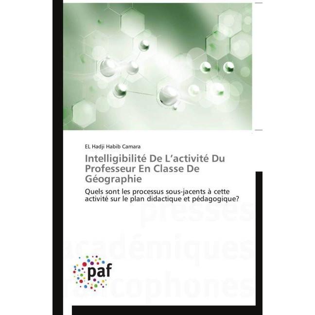 Intelligibilité De L activité Du Professeur En Classe De Géographie, Schulbücher