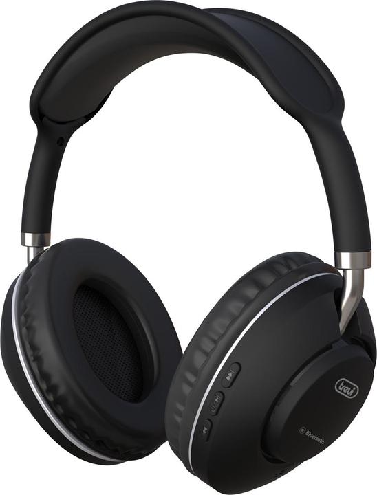 Immagine prodotto Trevi Cuffia Dj Hi-Fi Digital Stereo Wireless Dj 12e42 Bt Nero (16 h, Senza fili, Cablato)