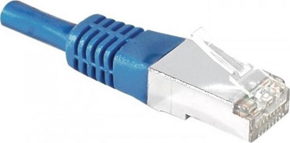 Produktbild Exertis Connect Patchkabel F/UTP, CAT.6a, blau, 2,0 m Für 10 Gigabit/s, mit besonders schmalem Knickschutz (F/UTP, CAT6a, 2 m)