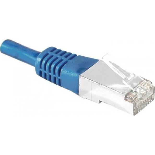 Exertis Connect Patchkabel F/UTP, CAT.6a, blau, 2,0 m Für 10 Gigabit/s, mit besonders schmalem Knickschutz (F/UTP, CAT6a...