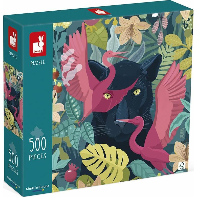 Janod Puzzle Geheimnisvoller Panther (500 Teile)