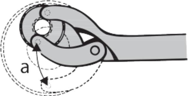 Actual product image Amf Hinged pin wrench (5 mm)