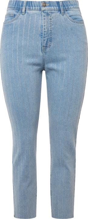 Produktbild Studio Untold Mom-Jeans, HighWaist, Glitzerstreifen, 5-Pocket (56)