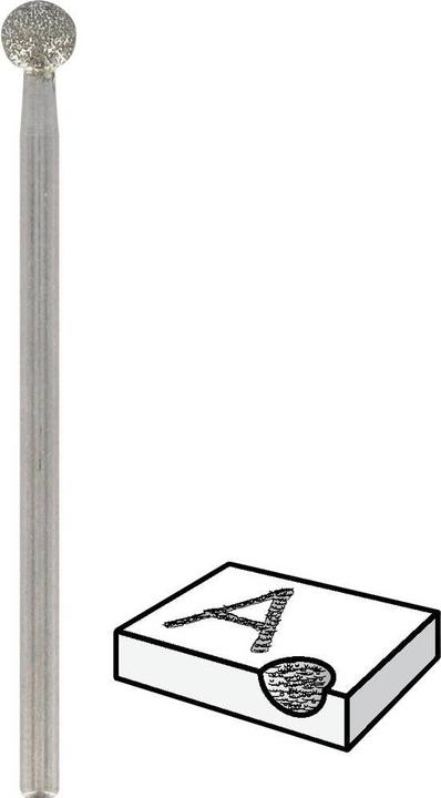 Produktbild Dremel Diamantbestückte Fräser Ø 4,4 mm (2 Stück)