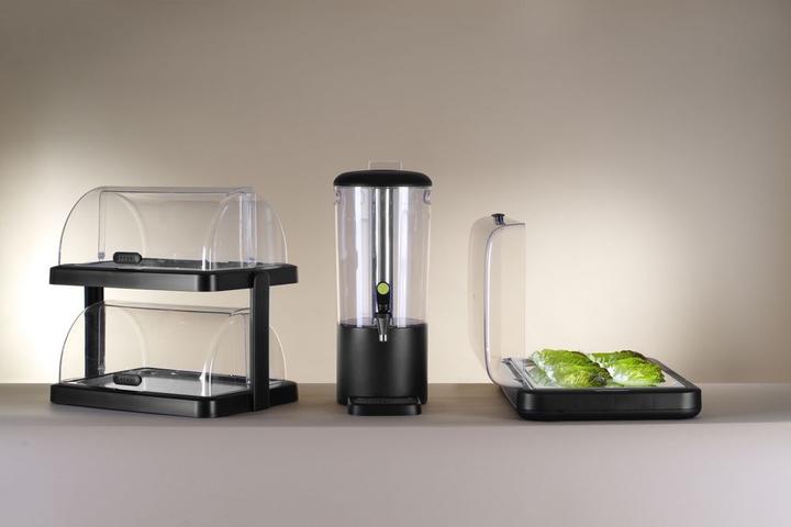 Produktbild Hendi Roll-Top-Kühldisplay doppelt. 440x320x(H)440 mm