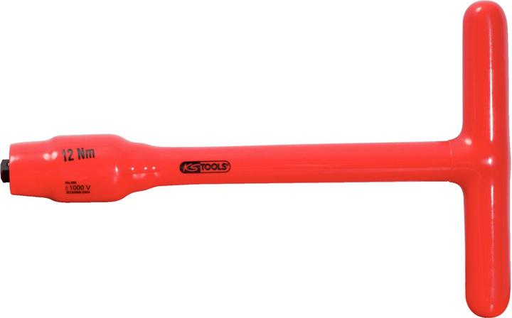 Produktbild KS Tools 3/8" Festeingestellter T-Griff-Drehmomentbegrenzer mit Schutzisolierung, 12Nm (3/8")