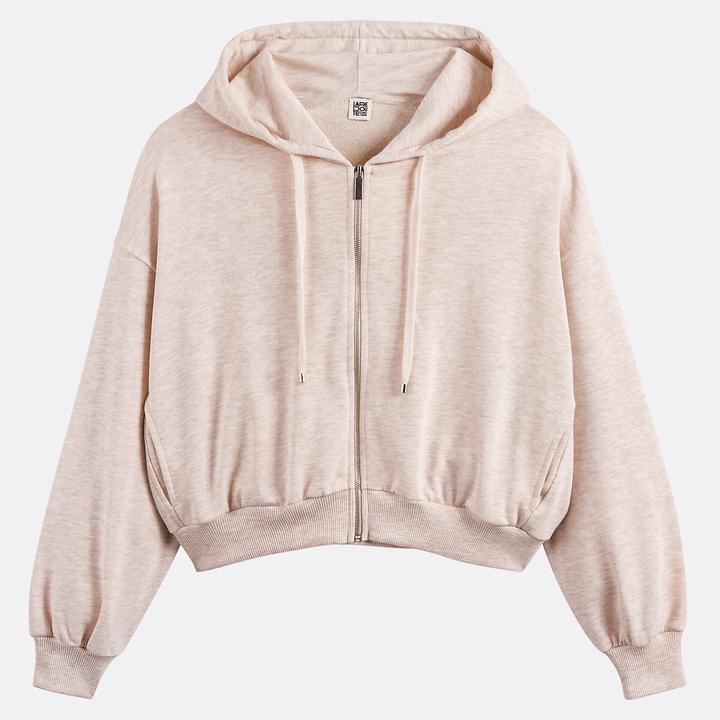 Actual product image La Redoute Collections Kurzes Sweatshirt mit Reissverschluss und Kapuze (S)