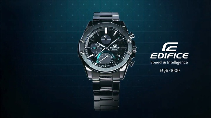 Actual product image Edifice EQB-1000D-1AER (Chronograph, Hybrid watch, Analogue wristwatch, 49.90 mm)