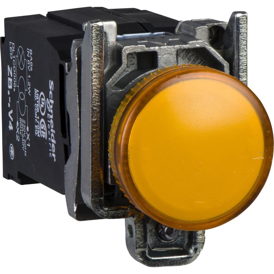 Thumbnail - Schneider Electric Leuchtmelder, orange XB4BV35, Taster + Schalter, Orange