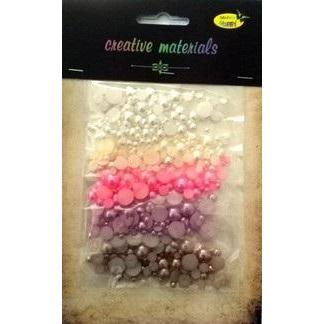 Galeria Hobby Pastellfarbene Halbperlen 4-10 mm