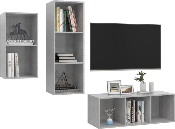Image du produit vidaXL TV-Schrank-Set (37 x 37 x 107 cm)