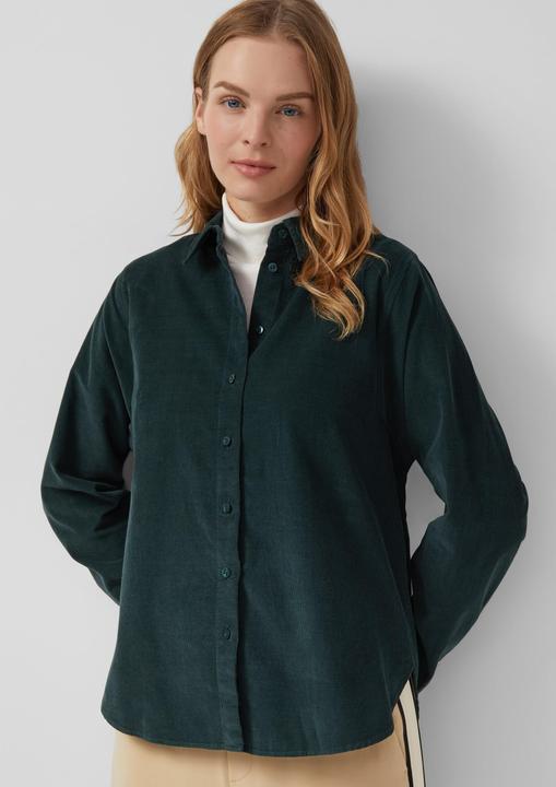 Immagine prodotto s.Oliver Bluse Feincord-Bluse mit Hemdkragen (48)