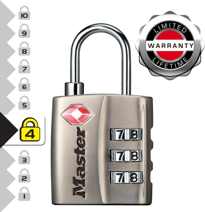 Produktbild Master Lock Gepäckschloss 4680EURDNKL