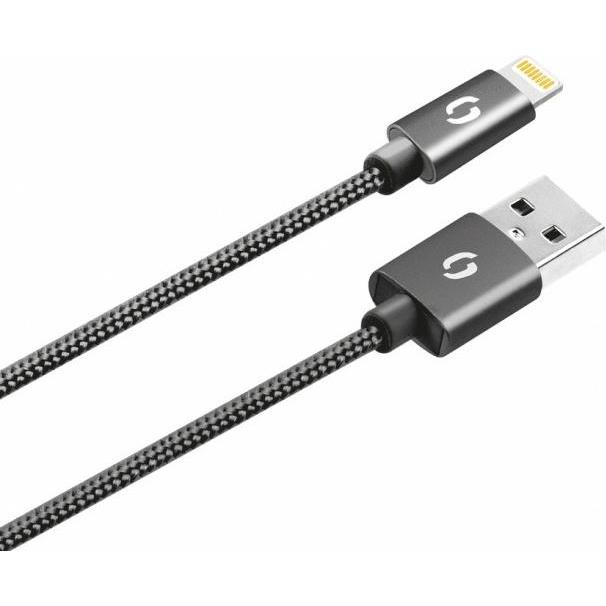 Aligator DATKP21 lightning cable Black (2 m), USB Kabel