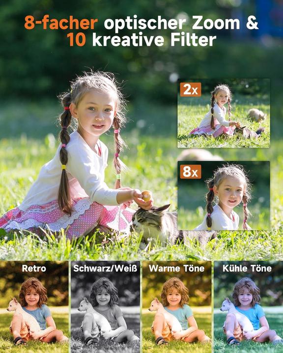 Productafbeelding Rollei Powerflex X8 dubbele lens (38 - 310 mm, 64 Mpx, 1/2.8")