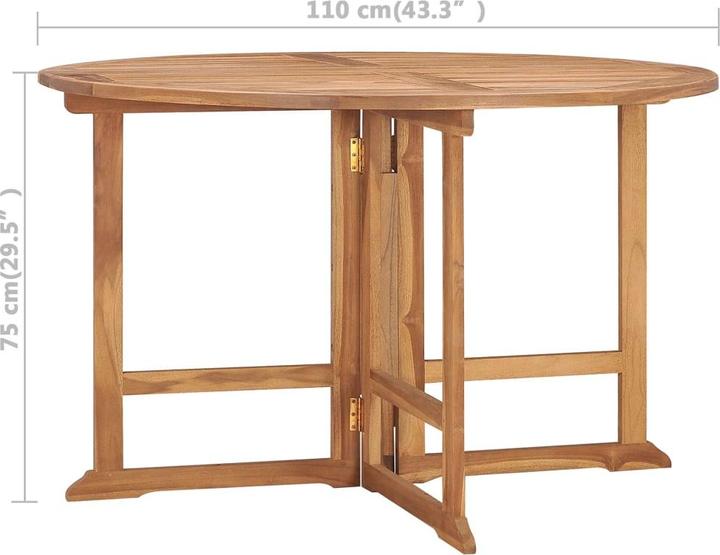 Produktbild vidaXL Garten-Esstisch