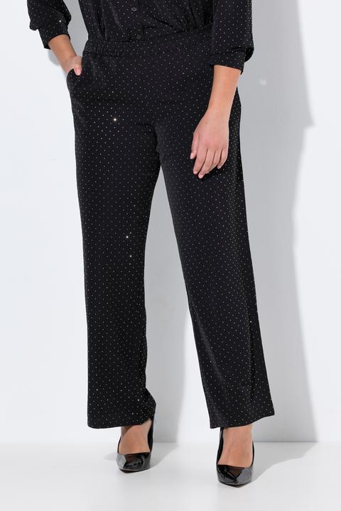 Actual product image Miamoda Schlupfhose, weites Bein, Glitzersteinchen (50)