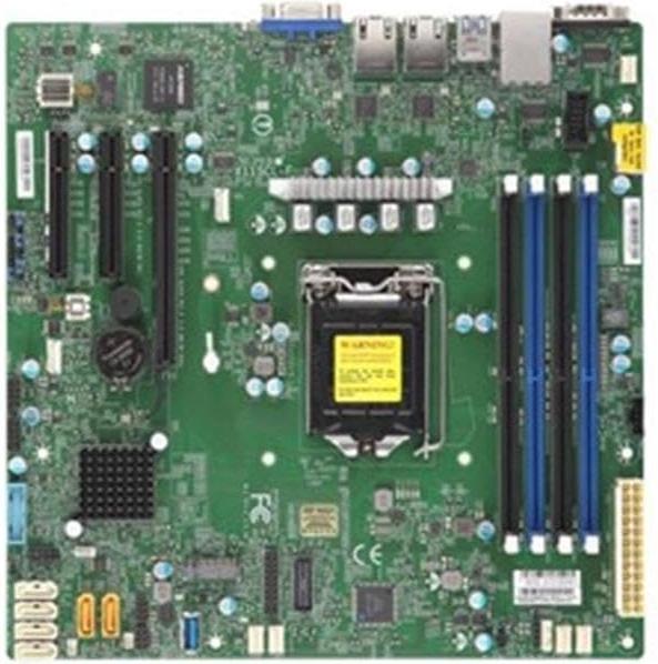 Produktbild Supermicro Motherboard X11SCL-F (bulk pack) (LGA 1151, Intel C242, mATX)
